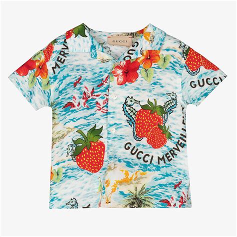 boys gucci shirt cheap|gucci shirt baby boy.